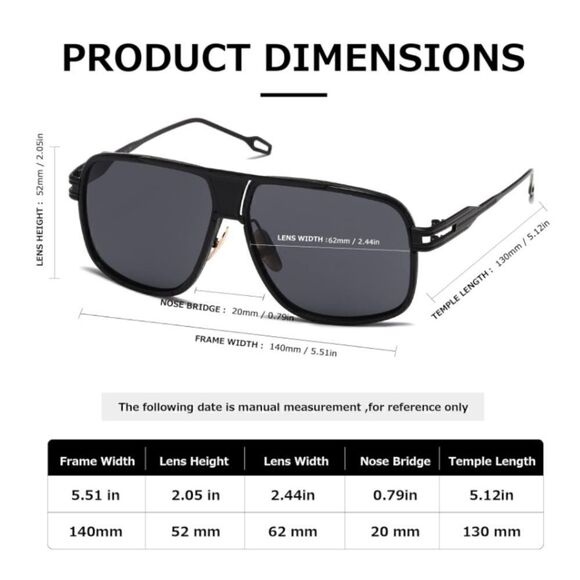 Men’s Aviator Sunglasses - Picture 4 of 5